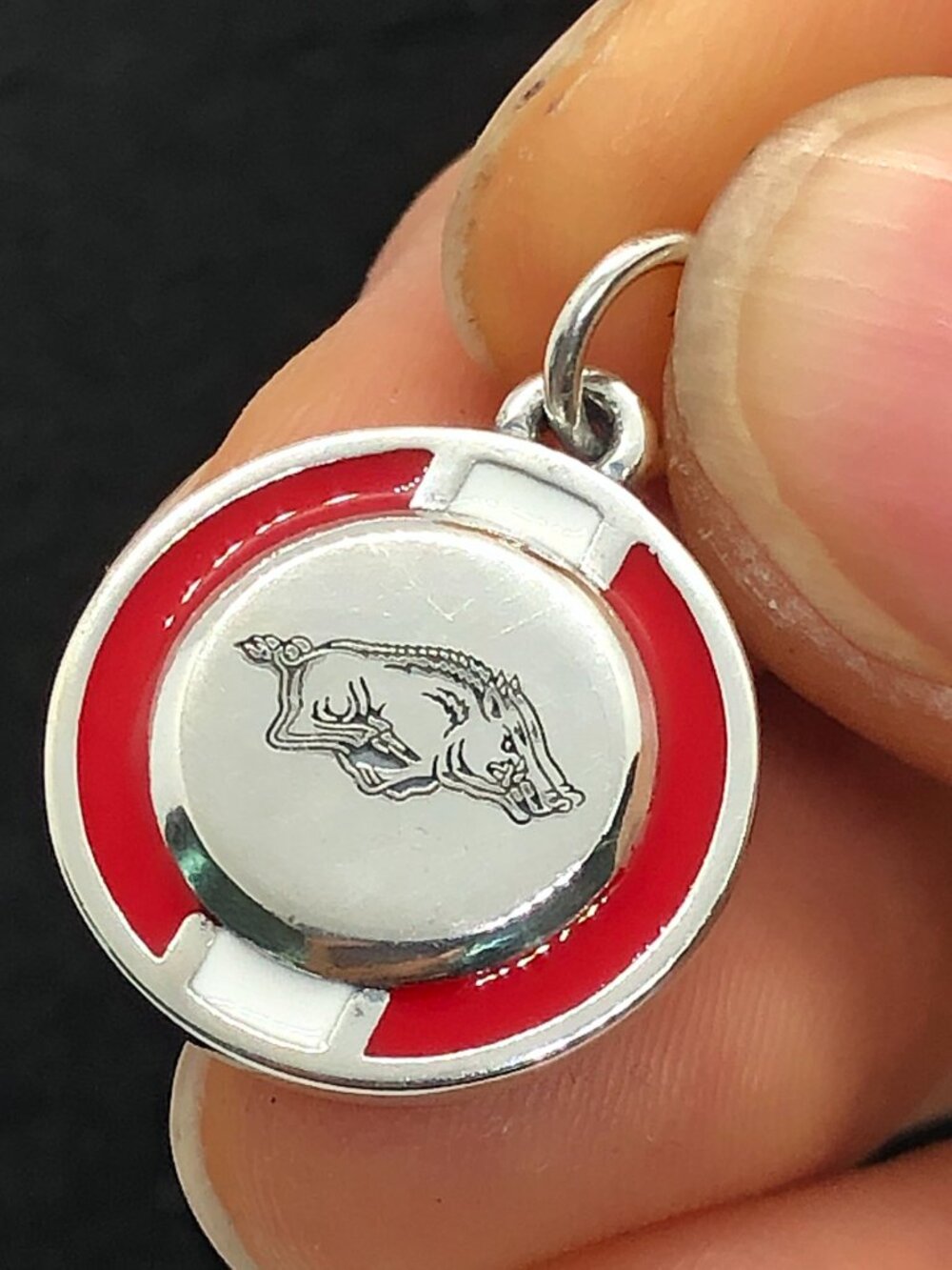 👍👍James Avery Enamel University of Arkansas School Spirit Charm